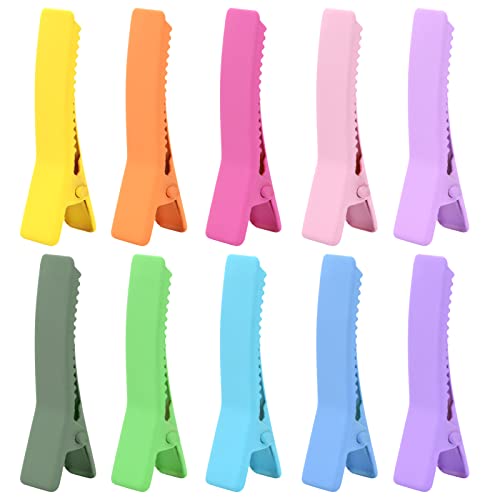 Bunte Krokodil-Haarspangen, Metalllegierung, Doppelzinken, Locken-Clips, rutschfeste Haarspangen für Damen, Haarverlängerungen, Salon, DIY-Zubehör, 50 Stück Bunte Krokodil-Haarspangen, Metalllegierung, Doppelzinken, Locken-Clips, rutschfeste Haarspangen für Damen, Haarverlängerungen, Salon, DIY-Zubehör, 50 Stück von Hmjpng