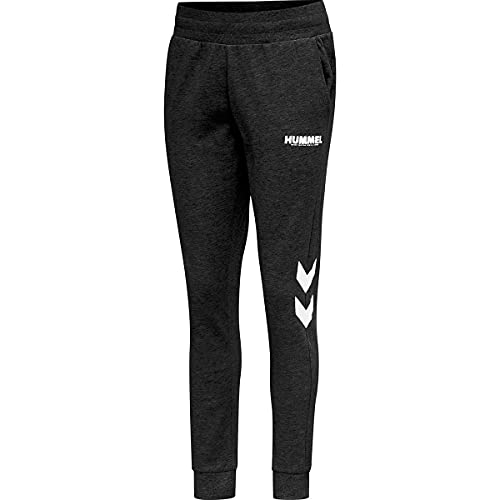 hummel Damen Sporthose schwarz/weiß L von hummel