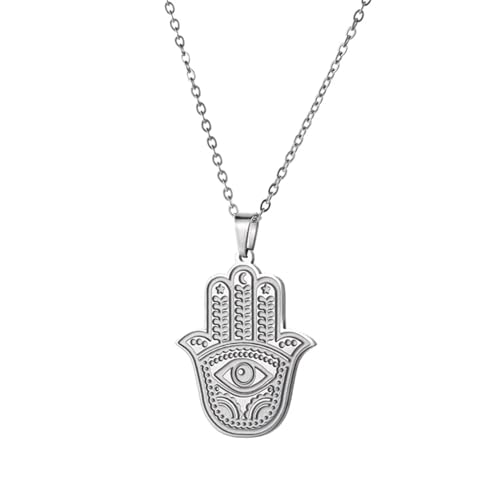 Halskette Ketten Schmuck Herren Frauen Anhänger Necklace Süße Hand Evil Eye Anhänger Halskette Glücksketten Vintage Amulett Geschenk 1 von Hmsanase