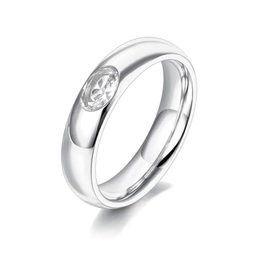 Hmsanase Ring Ringe Damen Bijouterie Herren Grün Rosa Weiße Ringe Kristall Braut Ehering Für Frauen 9 R22017P-Weiß von Hmsanase
