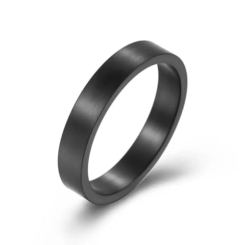 Hmsanase Ring Ringe Damen Bijouterie Herren Männer Ring Klassisch Einfarbig Weiß Schwarz Hochzeit Verlobungsring Für Männer Frauen 11 Schwarz von Hmsanase