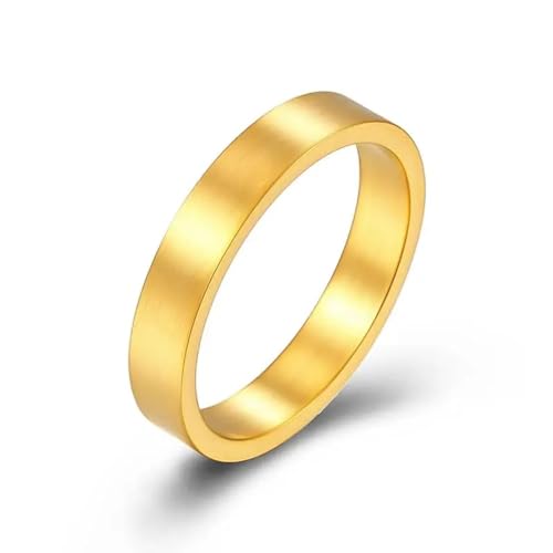 Hmsanase Ring Ringe Damen Bijouterie Herren Männer Ring Klassisch Einfarbig Weiß Schwarz Hochzeit Verlobungsring Für Männer Frauen 5 Gold von Hmsanase