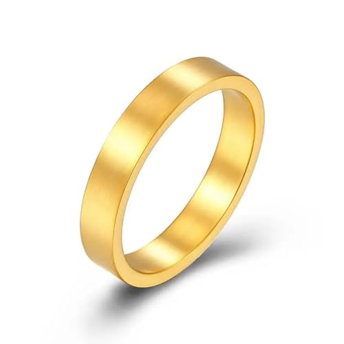 Hmsanase Ring Ringe Damen Bijouterie Herren Männer Ring Klassisch Einfarbig Weiß Schwarz Hochzeit Verlobungsring Für Männer Frauen 7 Gold von Hmsanase