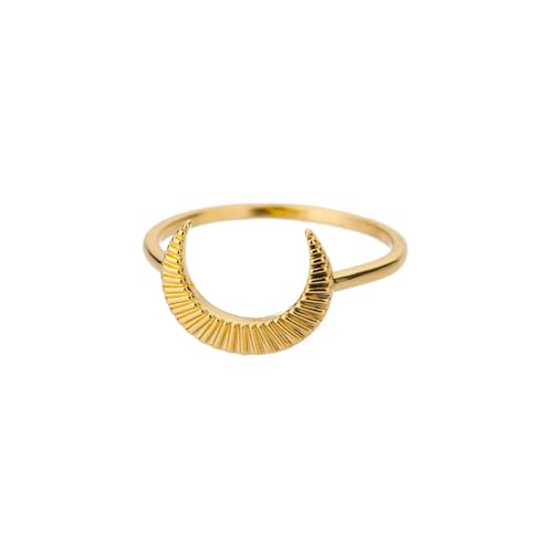 Hmsanase Ring Ringe Damen Bijouterie Herren Mondringe Für Frauen Vintage Geometrische Weibliche Hochzeit Verlobungsring Goldfarbe von Hmsanase