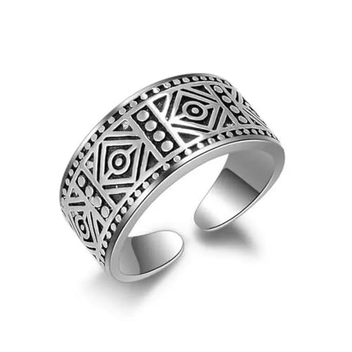 Hmsanase Ring Ringe Damen Bijouterie Herren Ring Für Damen, Mädchen- Stil, Temperament, Weiss von Hmsanase