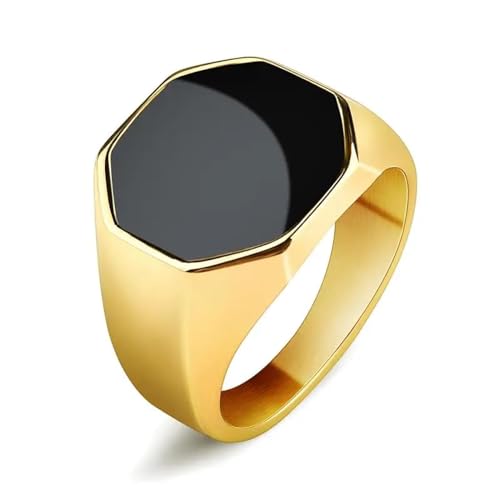 Hmsanase Ring Ringe Damen Bijouterie Herren Ring Für Männer, Punk, Rock, Schwarz, Mattiert, Für Männer, Frauen, Hip Hop, Party, Männlich, Hochzeitsgeschenk, 11 3 von Hmsanase