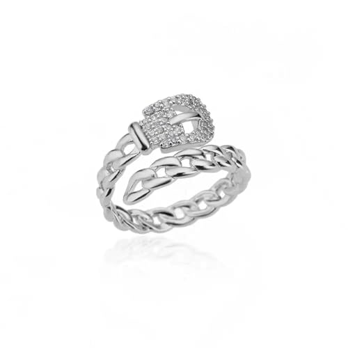 Hmsanase Ring Ringe Damen Bijouterie Herren Ringe Für Damen, Bar-Öffnungsring, Hochzeit, Größenverstellbar, Jz4475P von Hmsanase