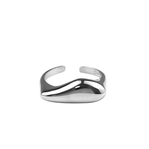 Hmsanase Ring Ringe Damen Bijouterie Herren Ringe Für Damen, Rund, Vintage, Hochzeit, Groß, Verstellbar, Schwarz von Hmsanase