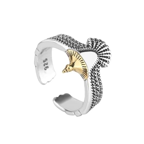 Hmsanase Ring Ringe Damen Bijouterie Herren Vintage Männlicher Adler Weibliche Größenveränderbare Öffnungsringe Größenveränderbar Gold Hmsanase Ring Ringe Damen Bijouterie Herren Vintage Männlicher Adler Weibliche Größenveränderbare Öffnungsringe Größenveränderbar Gold von Hmsanase