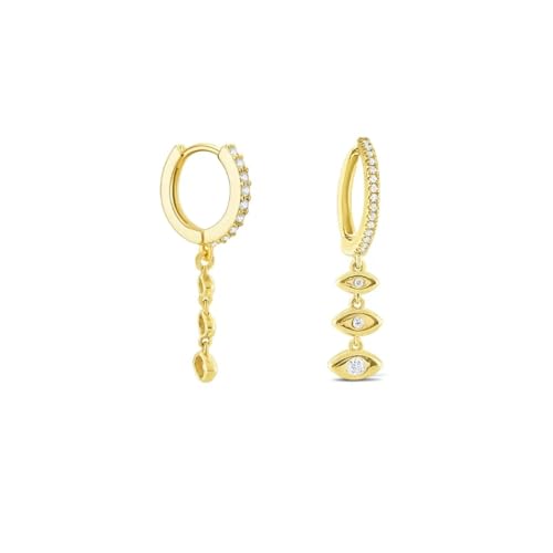 Ohrringe Ohrstecker Damen Schmuck Earrings Mode Geometrische Liebe Stern Luxus Design Baumeln Ohrringe Für Frauen Mädchen Trendy W0320-Y von Hmsanase