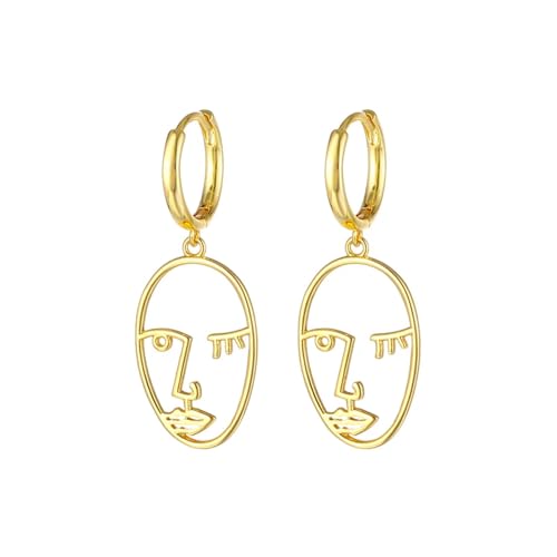 Ohrringe Ohrstecker Damen Schmuck Earrings Ohrring Mit Stierkopf-Anhänger Für Damen Und Mädchen, Geschenk Für Partys, W0511-Y von Hmsanase