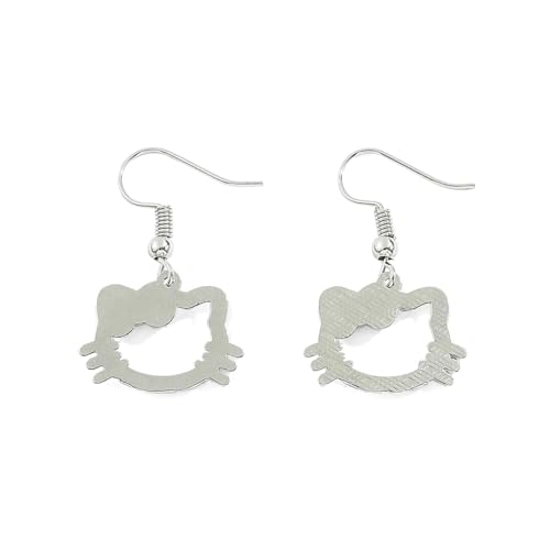 Ohrringe Ohrstecker Damen Schmuck Earrings Schlichte Ohrringe, Ohrhänger Für Damen, Katze, Süßes Trend-Accessoire, Mädchen-Geschenk von Hmsanase