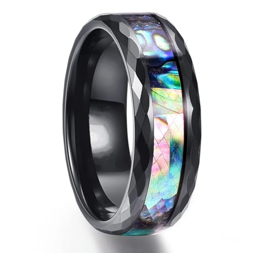 Ring Ringe Damen Bijouterie Herren Mode 8Mm Herren Schwarze Ringe Ring Herren Ehering 11 Style10 von Hmsanase