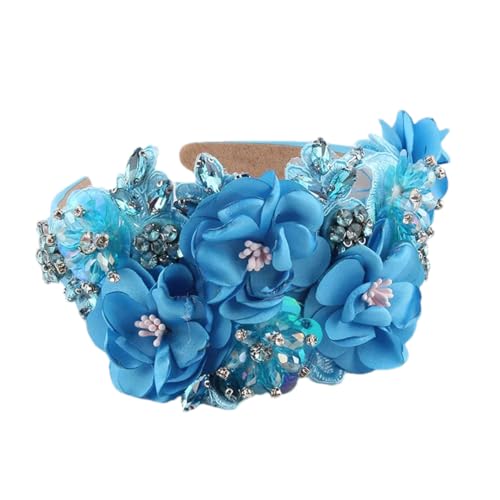 Damen-Haarband mit Strasssteinen, Vintage-Stil, für Party, Hochzeit, 1 Stück von Hndudnff