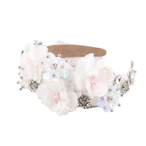 Damen-Haarband mit Strasssteinen, Vintage-Stil, für Party, Hochzeit, 3 Stück von Hndudnff