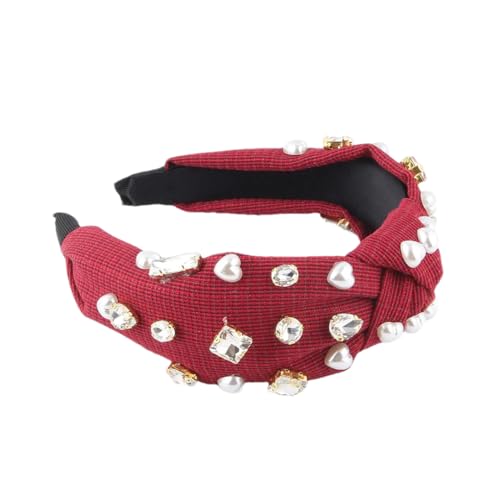 Damen-Haarband mit Strasssteinen, für Büro, Arbeit, Freizeit, Neujahr, 5 von Hndudnff