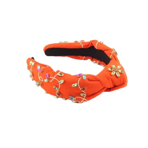 Damen-Haarband mit eingelegter Skala, Strass, Kristall, Blume, Mittelknoten, Handband, Party-Haarband, 4 Damen-Haarband mit eingelegter Skala, Strass, Kristall, Blume, Mittelknoten, Handband, Party-Haarband, 4 von Hndudnff