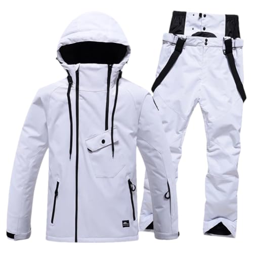 Damen Skianzug Winter Outdoor Snowboard Isolierte Warme Jacken Und Hosen Schneeanzug, Jacke Hose, 36 Damen Skianzug Winter Outdoor Snowboard Isolierte Warme Jacken Und Hosen Schneeanzug, Jacke Hose, 36 von Hndudnff