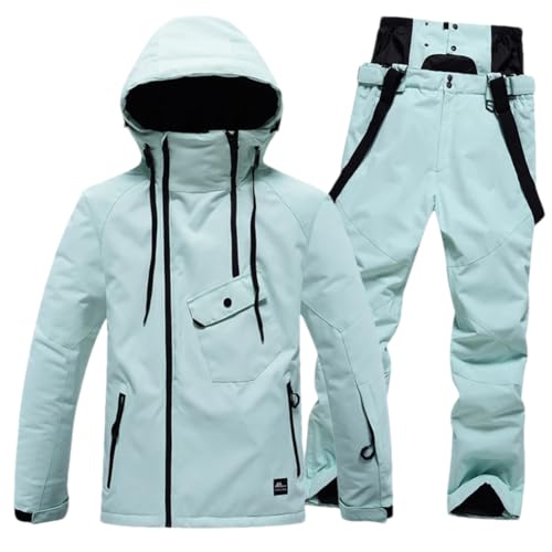 Damen Skianzug Winter Outdoor Snowboard Isolierte Warme Jacken Und Hosen Schneeanzug, Jacke Pant29, 48 Damen Skianzug Winter Outdoor Snowboard Isolierte Warme Jacken Und Hosen Schneeanzug, Jacke Pant29, 48 von Hndudnff