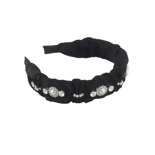 Hndudnff Damen-Haarband, Kristall, Perlenfalten, Kopfbedeckung, Hochzeit, Haarband 2 Hndudnff Damen-Haarband, Kristall, Perlenfalten, Kopfbedeckung, Hochzeit, Haarband 2 von Hndudnff