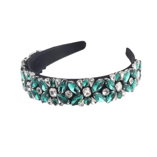 Hndudnff Damen-Haarband mit Strass, Blume, Strass, Haarband, Tanzparty, Haarband, 3 Stück von Hndudnff