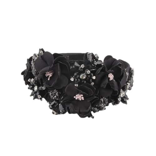 Hndudnff Damen-Haarband mit Strasssteinen, Vintage-Stil, für Party, Hochzeit, 8 von Hndudnff