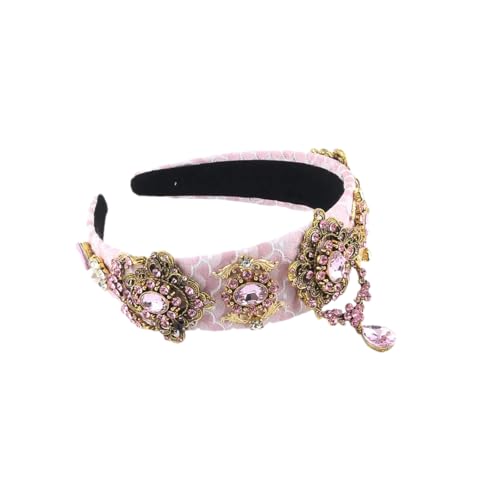 Hndudnff Damen Strass Haarband Breit Band Stirnband Hochzeit Party Haarband 3 von Hndudnff