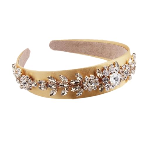 Hndudnff Damen Strass-Stirnband, formelle Veranstaltung, schmales Haarband, 3 von Hndudnff