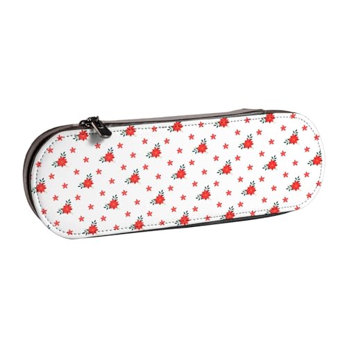 Hnnkloy Leder-Federmäppchen-Organizer für die Aufbewahrung von Schreibwaren, Croissant von Hnnkloy