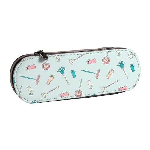 Hnnkloy Leder-Federmäppchen-Organizer für die Aufbewahrung von Schreibwaren, Fotos von Hnnkloy