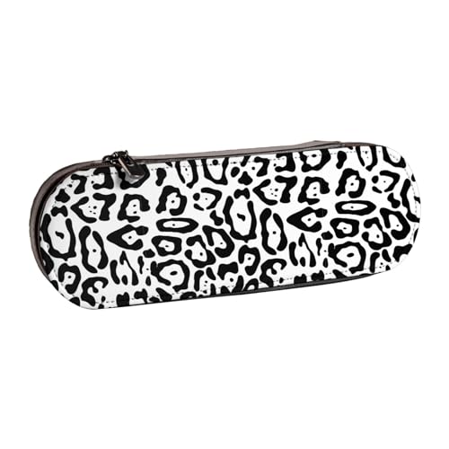 Hnnkloy Leder-Federmäppchen-Organizer für die Aufbewahrung von Schreibwaren, Jaguar von Hnnkloy