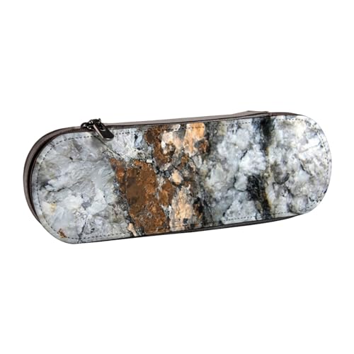 Hnnkloy Leder-Federmäppchen-Organizer für die Aufbewahrung von Schreibwaren, Kupfer von Hnnkloy