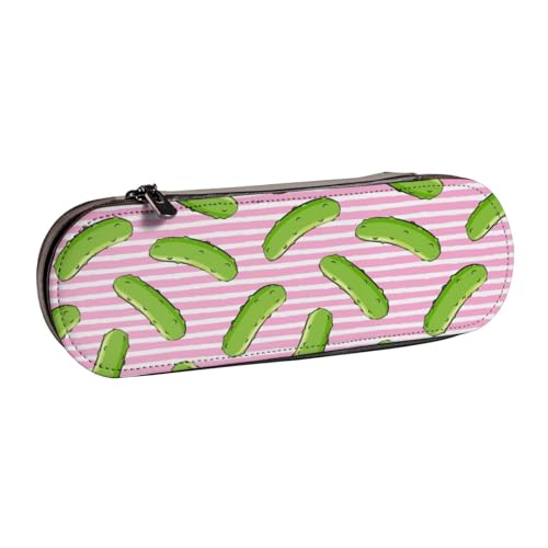 Hnnkloy Leder-Federmäppchen-Organizer für die Aufbewahrung von Schreibwaren, Pickles von Hnnkloy