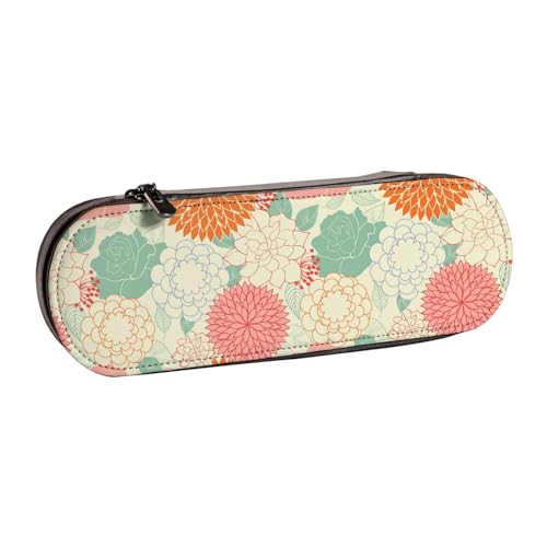 Hnnkloy Leder-Federmäppchen-Organizer für die Aufbewahrung von Schreibwaren, Rose von Hnnkloy