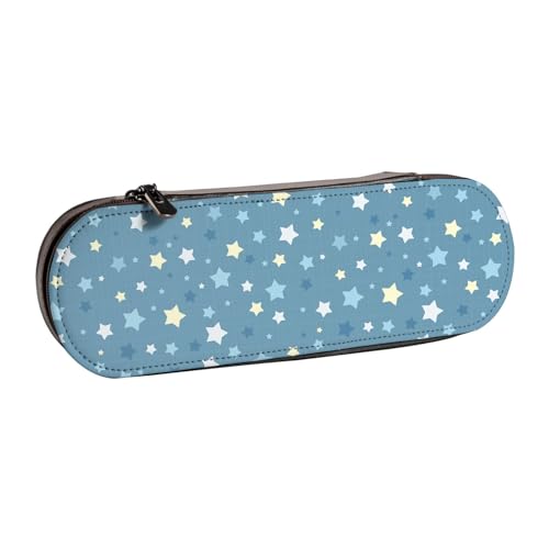 Hnnkloy Leder-Federmäppchen-Organizer für die Aufbewahrung von Schreibwaren, Sterne von Hnnkloy