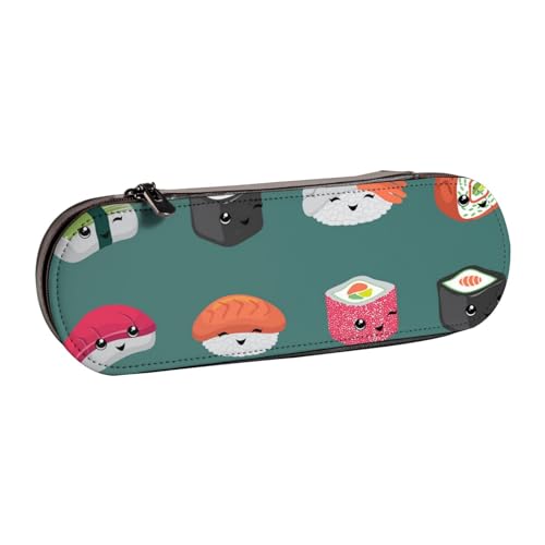 Hnnkloy Leder-Federmäppchen-Organizer für die Aufbewahrung von Schreibwaren, Sushi von Hnnkloy