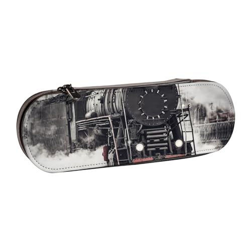 Hnnkloy Leder-Federmäppchen-Organizer für die Aufbewahrung von Schreibwaren, Zug von Hnnkloy