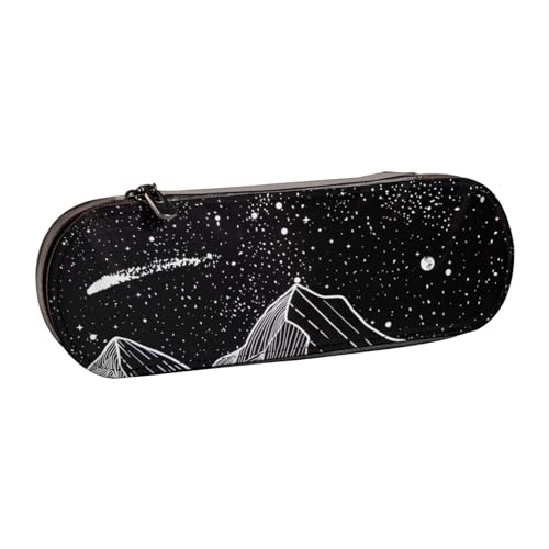 Hnnkloy Leder-Federmäppchen-Organizer zur Aufbewahrung von Schreibwaren, Bergmond von Hnnkloy