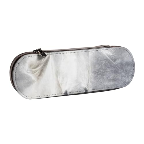 Hnnkloy Leder-Federmäppchen-Organizer zur Aufbewahrung von Schreibwaren, Camargue-Pferd von Hnnkloy