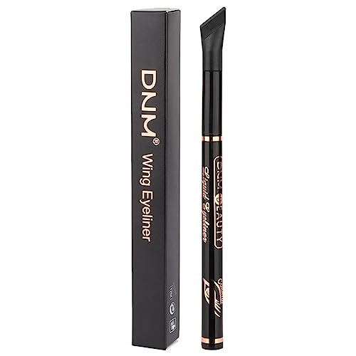 2 in 1 Liquid Eyeliner, Ink Eye Liner, Glitter Eyeliner, Waterproof & SmudgeProof Eyeliner with Eye Makeup Tool, Makeup Stencil Eyeliner Eyeshadow Pen (Schwarz) von HoGeGe