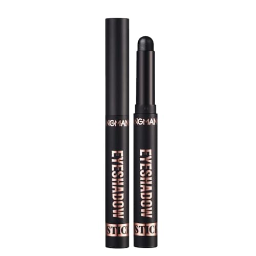 Shimmer and Matte Cream Eyeshadow Stick,Smooth Brilliant Eye Brightener Pencil,High Pigment Eye Highlighter Pen for Women,Long Lasting Waterproof Eye Shadow and Liners Makeup (#1, H) von HoGeGe
