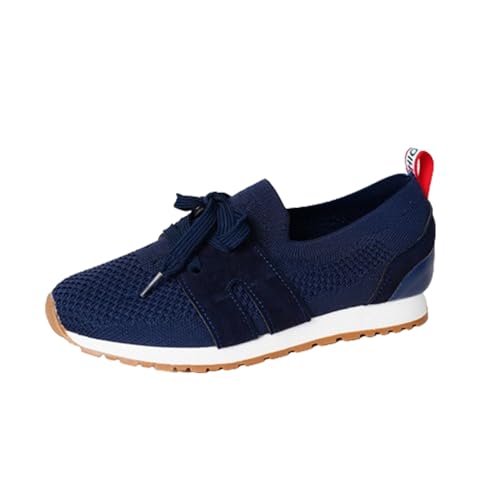 HoNung Atmungsaktive orthopädische Damen-Sneaker, orthopädische, Bequeme, atmungsaktive, weiche Schuhe (Dark Blue,36) von HoNung