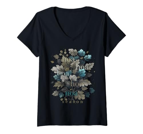 Damen HOA Trendy Emo Herbstsaison Blätter Trendy T-Shirt mit V-Ausschnitt Damen HOA Trendy Emo Herbstsaison Blätter Trendy T-Shirt mit V-Ausschnitt von Hoa Hoa Hoa Leaves Trendy Emo Outfit Gifts