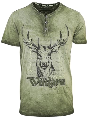 NEU! Wüdara T-Shirt Herren - Atmungsaktiver Stoff, Perfekte Passform, Pflegeleicht und Langlebig, Tolles Geschenk für Adler-Fans (M, Dunkelgrün) von Hoamatkult