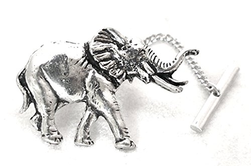 Elefant Krawattennadel aus Zinn, in Geschenkbox von Hoardersworld