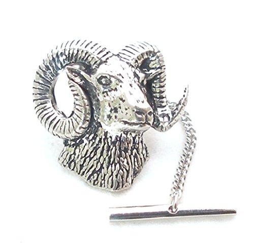 Mufflon Krawattennadel aus Zinn, in Geschenkbox von Hoardersworld