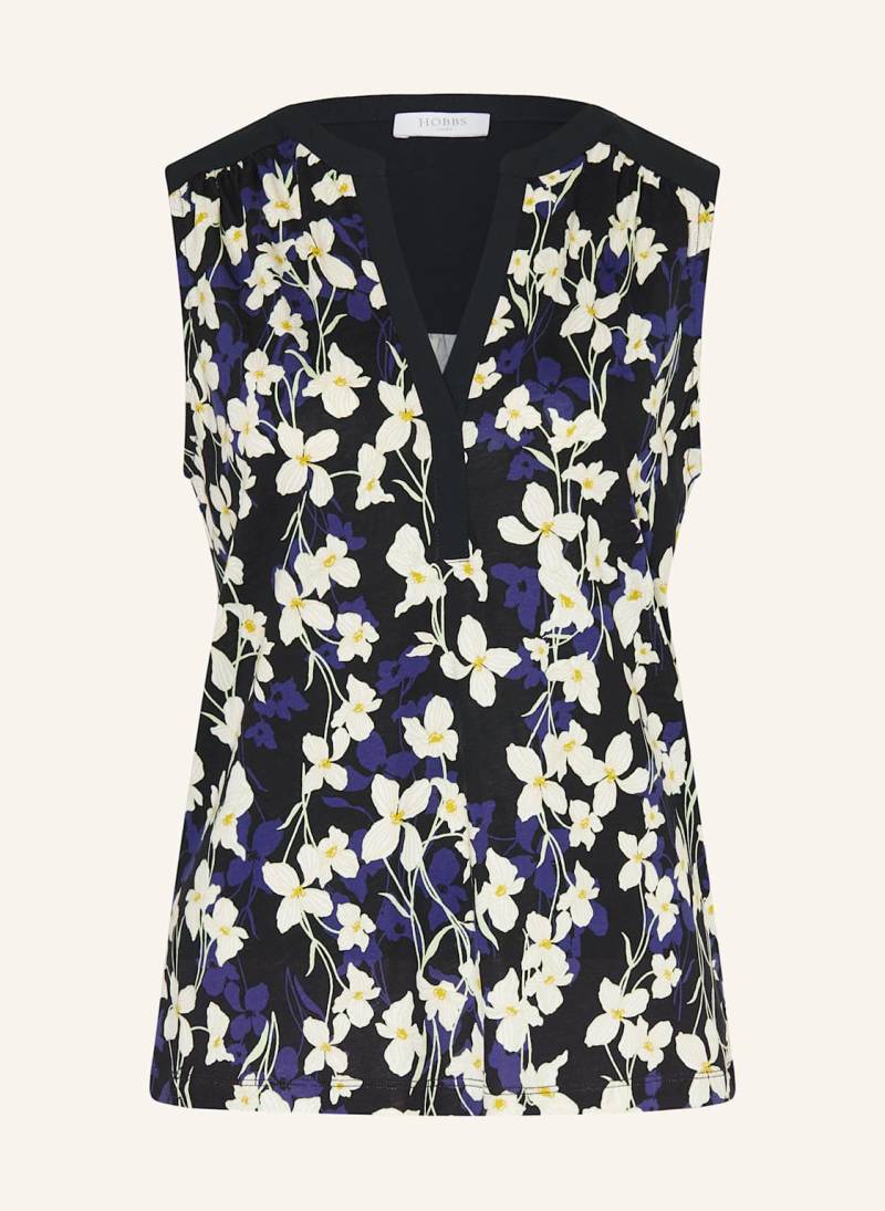 Hobbs Blusentop Nadine Im Materialmix blau von Hobbs