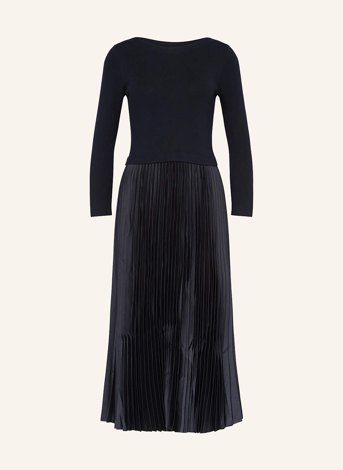 Hobbs Kleid Lucinda Im Materialmix blau von Hobbs