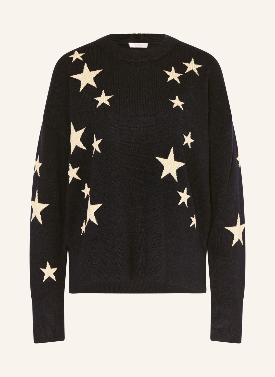 Hobbs Pullover Arnelle Mit Merinowolle Und Glitzergarn blau von Hobbs