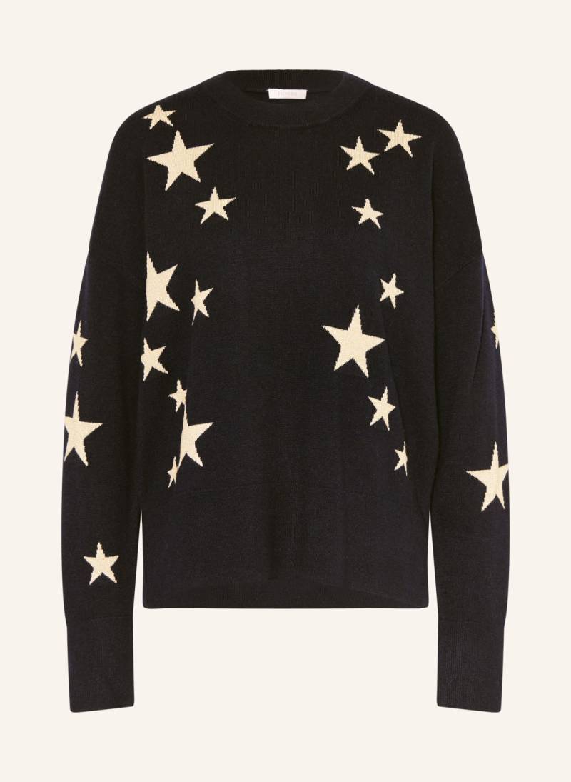 Hobbs Pullover Arnelle Mit Merinowolle Und Glitzergarn blau von Hobbs